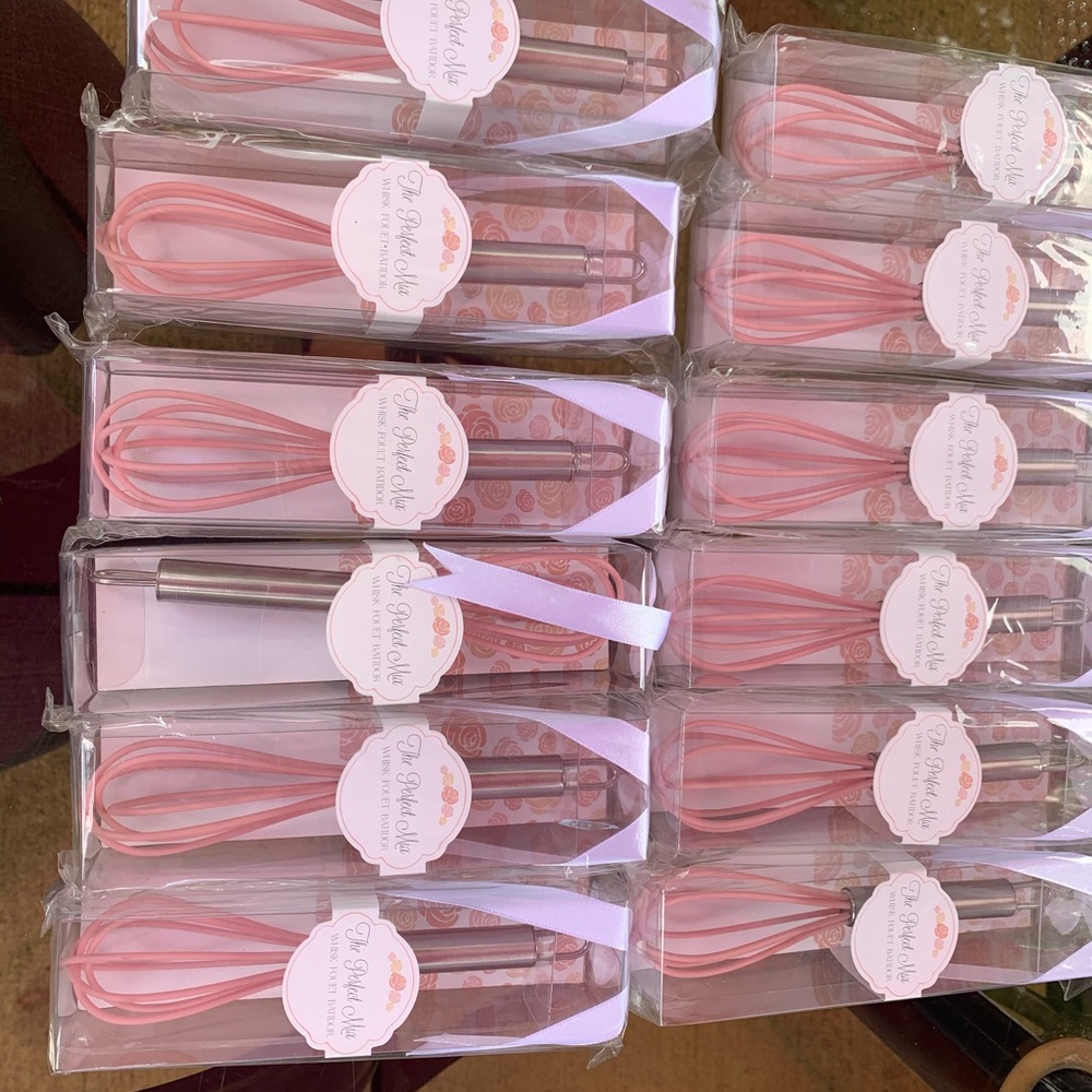 New Whisks and graters for shower favors